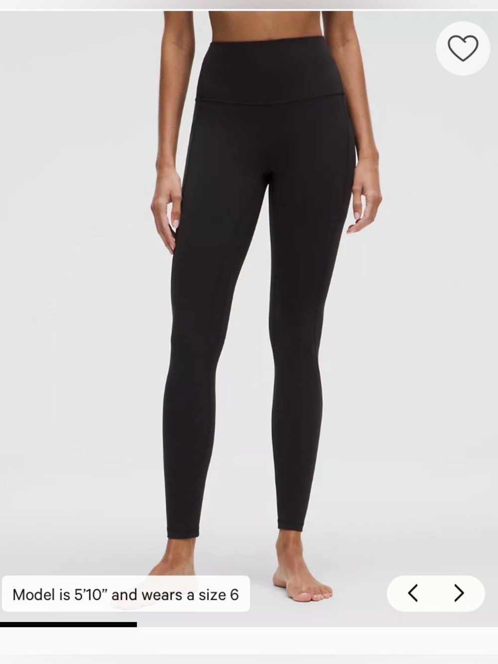 lululemon athletica High-Rise Black Leggings